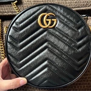 2020 EUC Gucci Marmont Round Bag